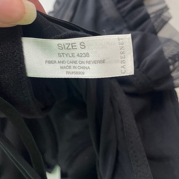 Cabernet Lace Corset Bustier Womens Top Sz S Y2K Coquette Fairy Lolita Goth Mesh - Picture 8 of 10